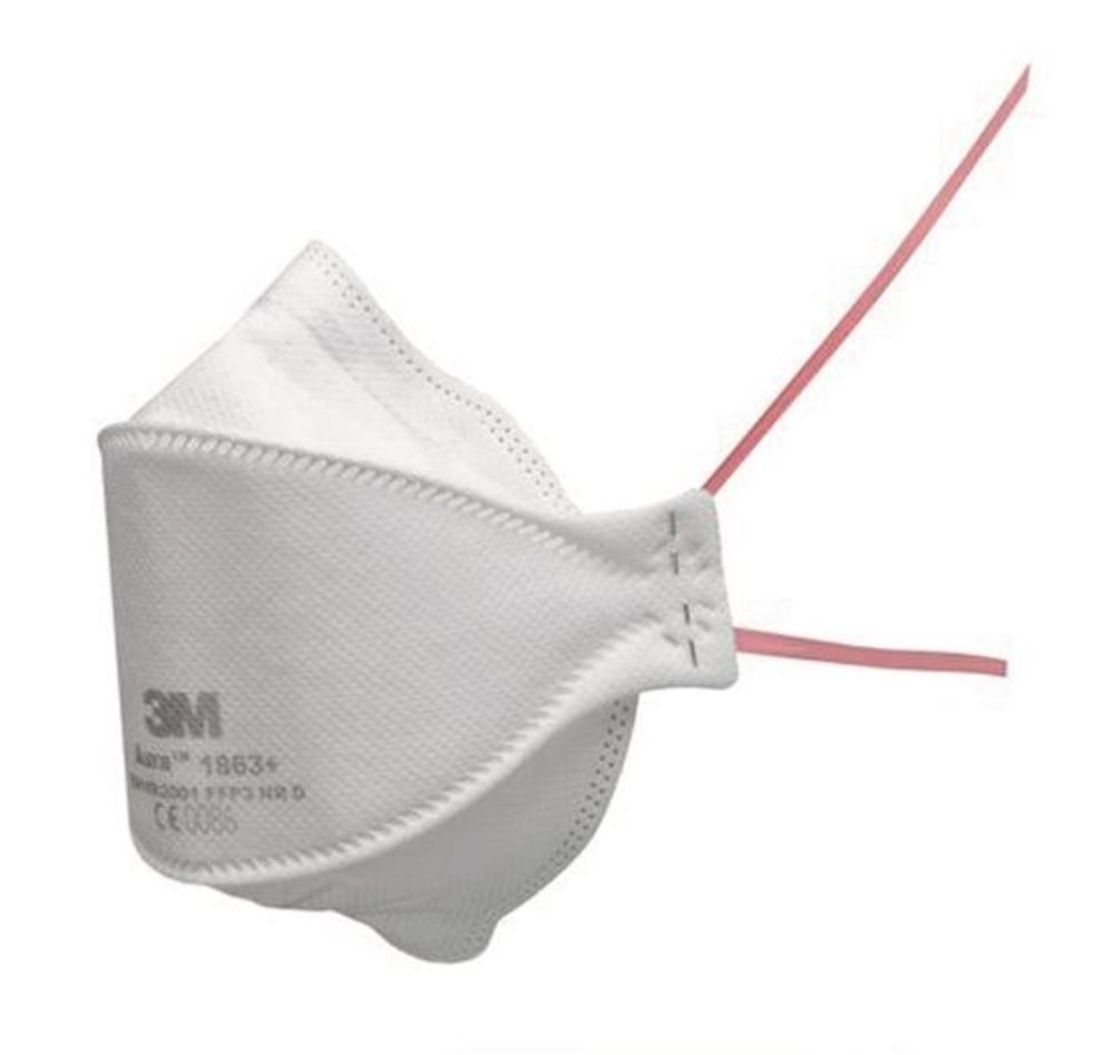 3M respirator mask AuraTM 1863+, FFP3 NR D, without valve, 20 unit(s) - Luminix Health