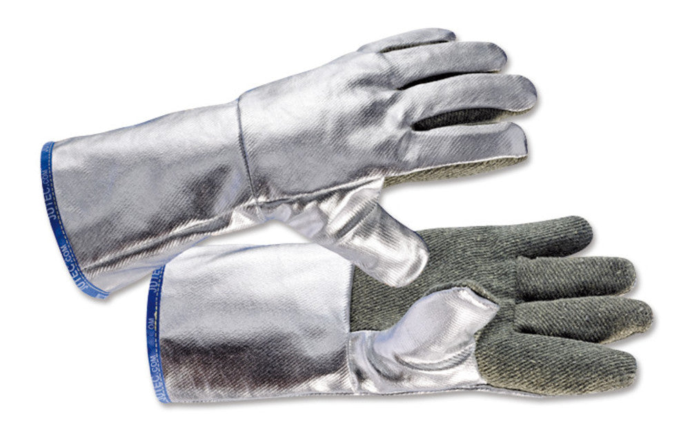 Preox aramid-alum. heat resistant gloves, 5-finger-glove, size 10, L 380 mm - Luminix Health