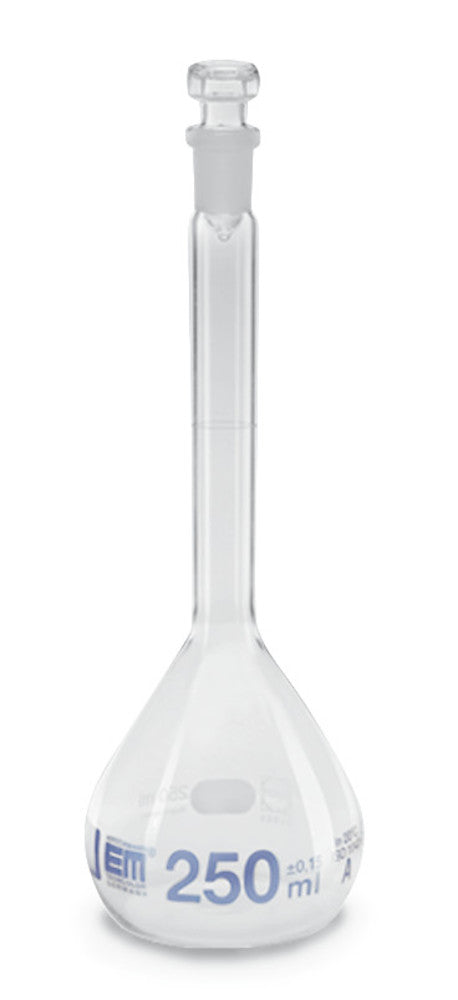 Volumetric flask, clear glass, w.glass stop., st.gr.joint 29/32, 1000ml - Luminix Health