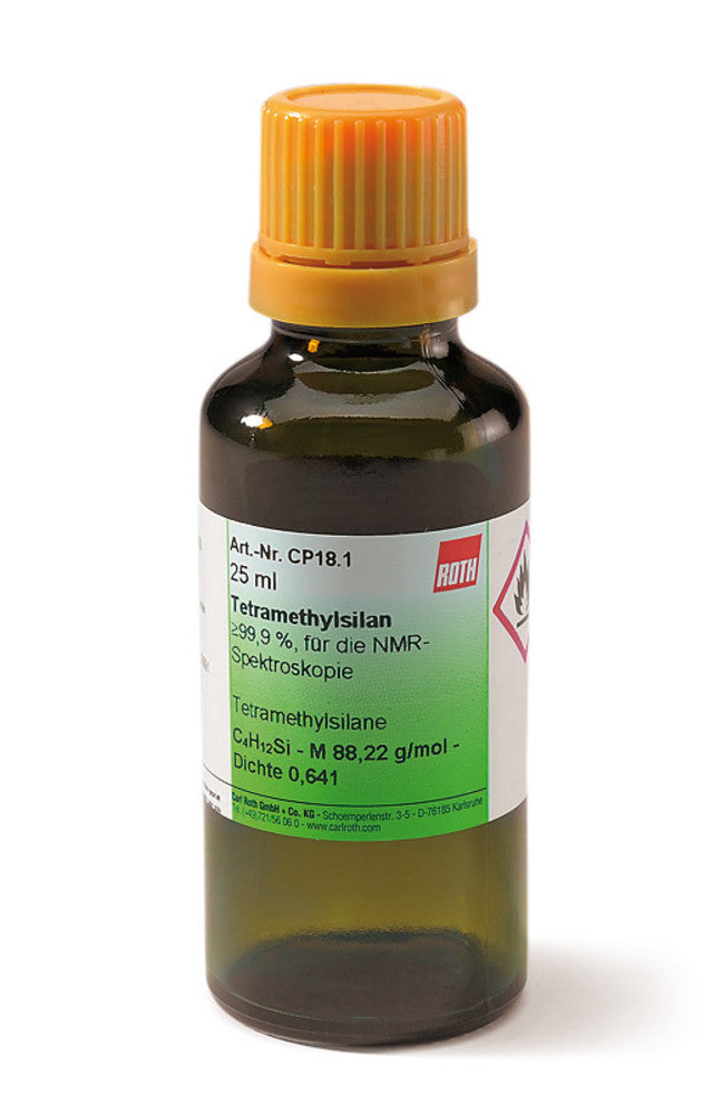 Tetramethylsilane, min. 99.9 %, for NMR-spectroscopy, 25 ml, glass - Luminix Health