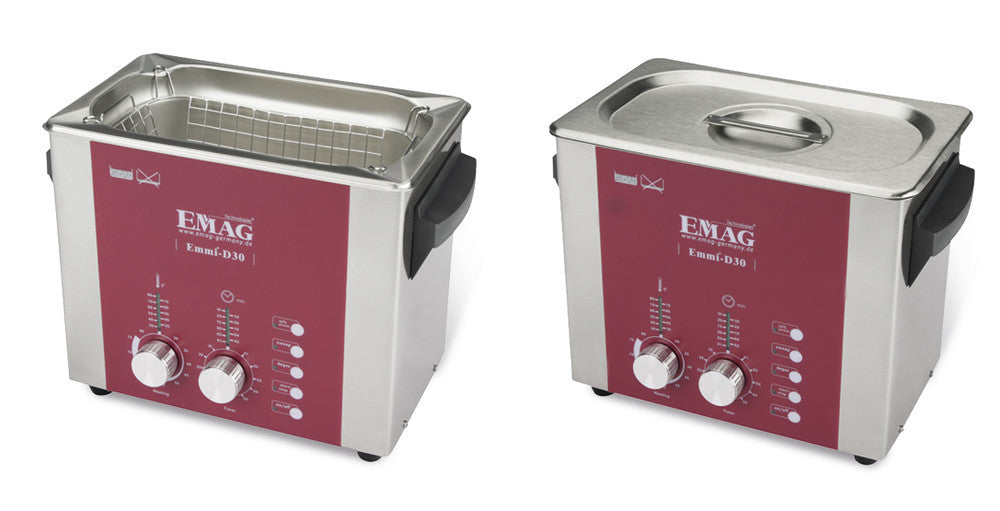 Digit. ultrasonic unit Emmi® D 30, with heating, vol. 2.6 l, 1 unit(s) - Luminix Health