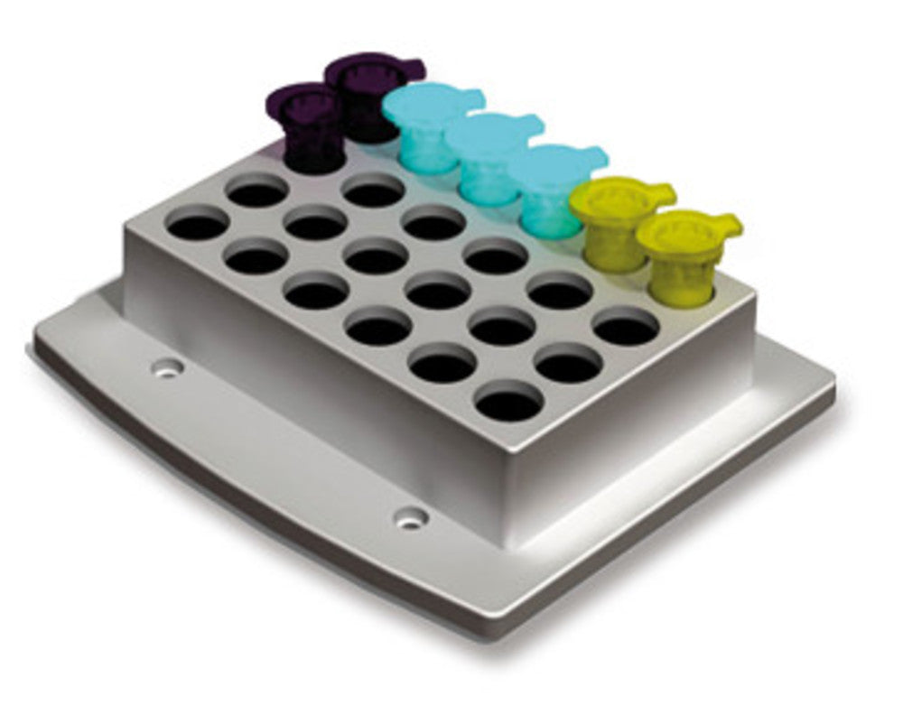 Exchangeable thermoblock f. thermoshaker, for 24 test tubes dia. 14 mm - Luminix Health