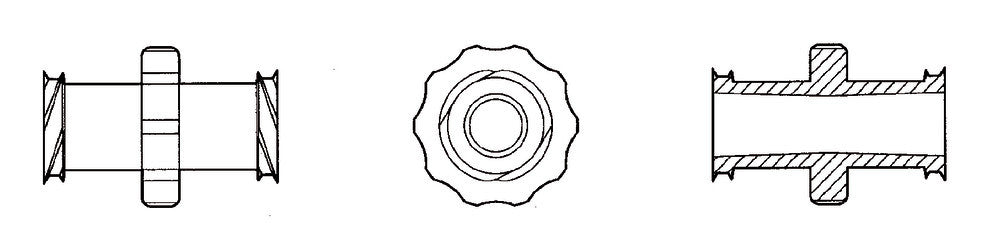 Rotilabo®-Luer-connectors, PP, transparent, LLF on LLF, 10 unit(s) - Luminix Health