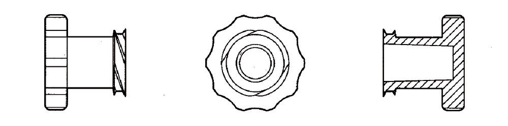 Rotilabo®-Luer-stoppers, PP, transparent, LLF for LLM, 10 unit(s) - Luminix Health