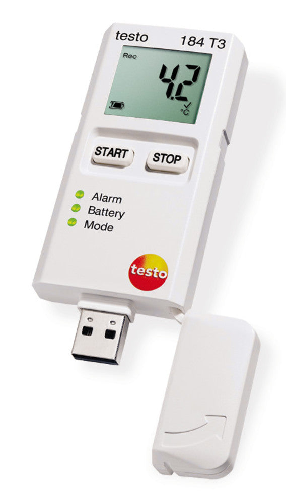 1-channel data logger testoT3,with displ - Luminix Health