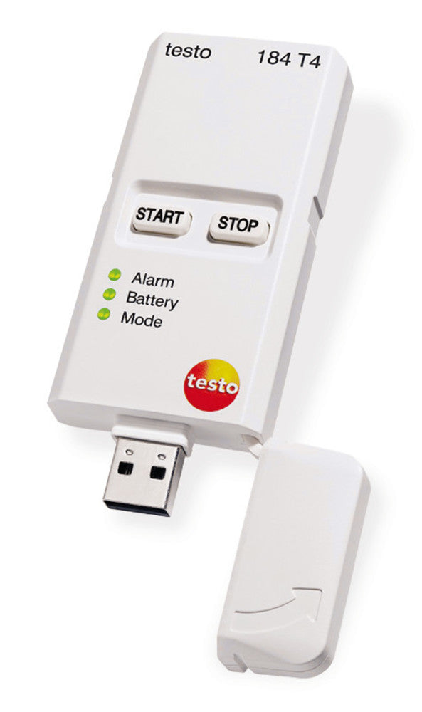 1-channel data logger testo T4,, -80.0 to +70.0°C, without display, 1 unit(s) - Luminix Health