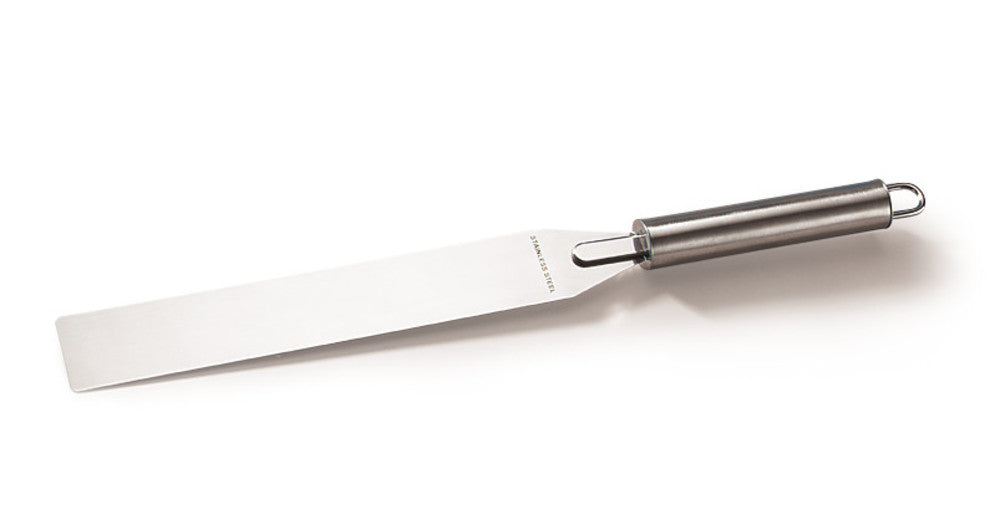 Spatula, chromium steel 18/0, stainless, steel 18/10, blade 210 x 30 mm - Luminix Health