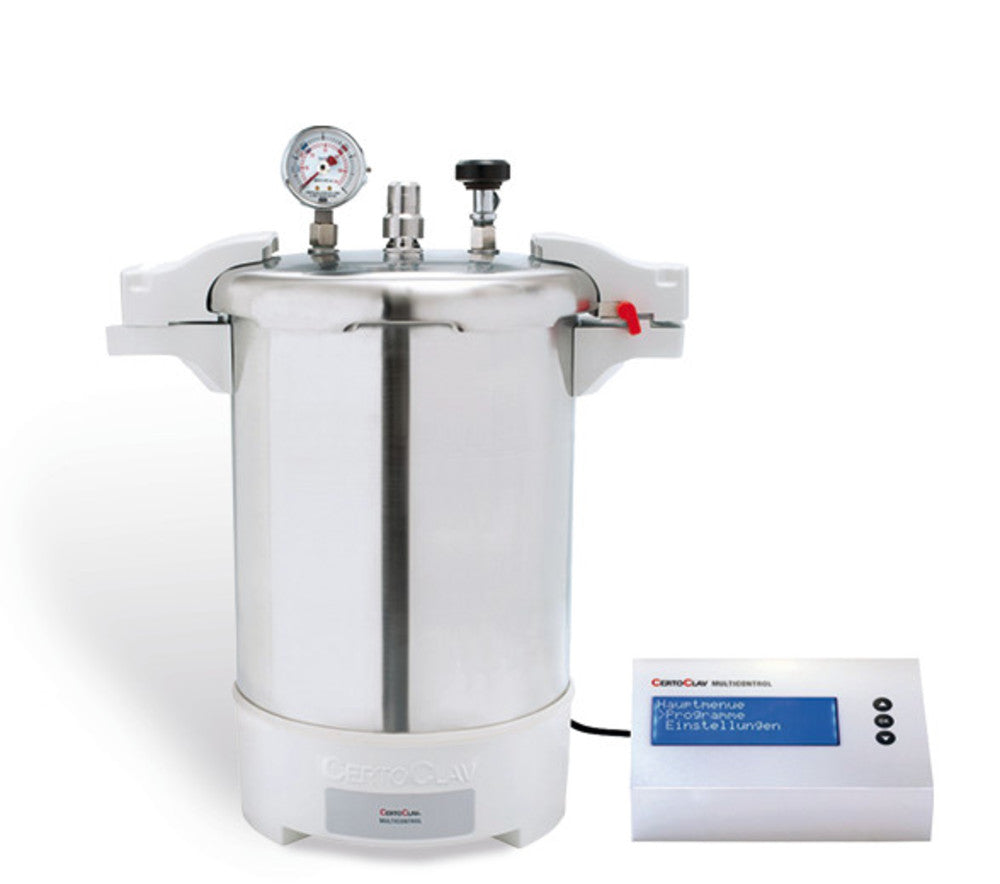 CertoClav Multicontrol 2, RT to 140 °C to max. 2.7 bar, 18 l, 1 unit(s) - Luminix Health
