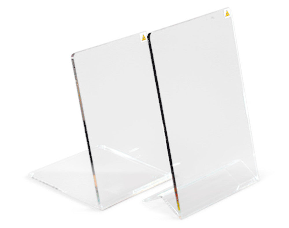 Sekuroka®-radiation protection screen, against gamma-radiation, bent base - Luminix Health