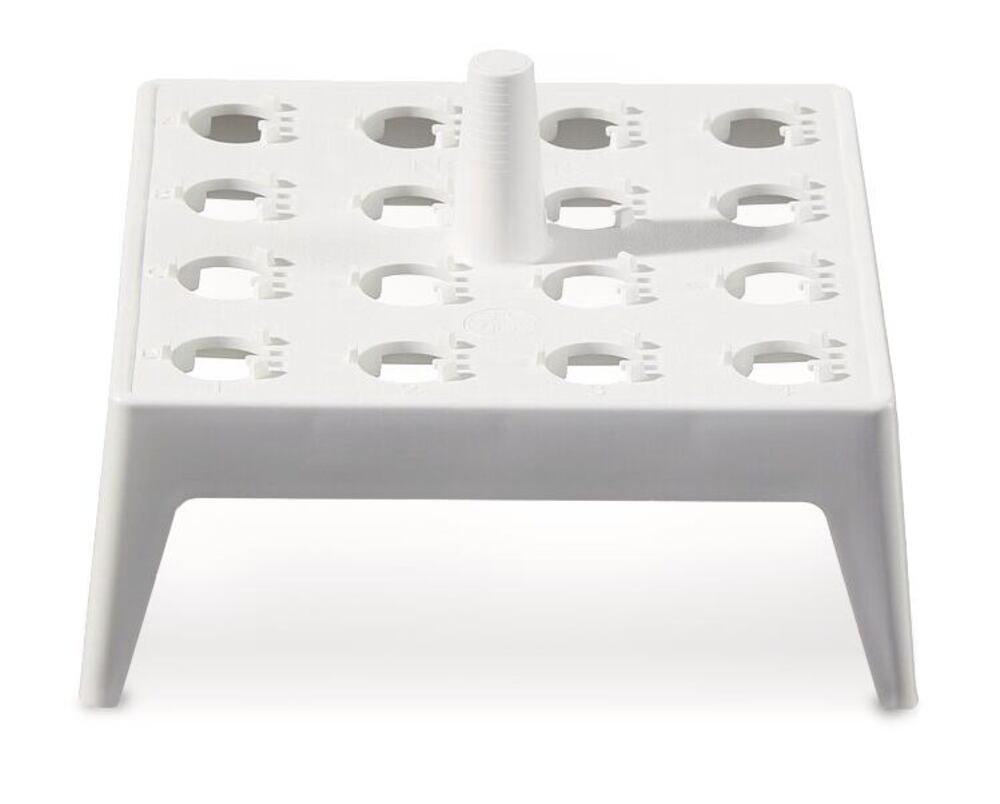 Microcentrifuge tube rack, square