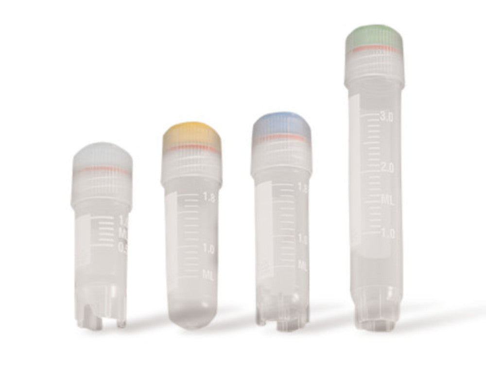 Cryo-vials, w. outer thread, PP, sterile, lip-/silicon seal, L 78 mm, 4 ml - Luminix Health