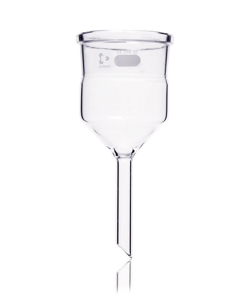 Crucible adapter, f. filter crucib. 50ml, DURAN®, Ø inside, top 50 mm, 1 unit(s) - Luminix Health