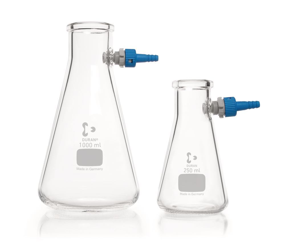 Filtering flask, DURAN®, erlenmeyer shape, 100 ml, 1 unit(s) - Luminix Health