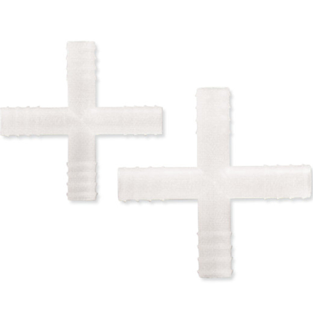 Rotilabo®-cross pieces, PP, natural, outer-Ø 10 mm, 10 unit(s) - Luminix Health