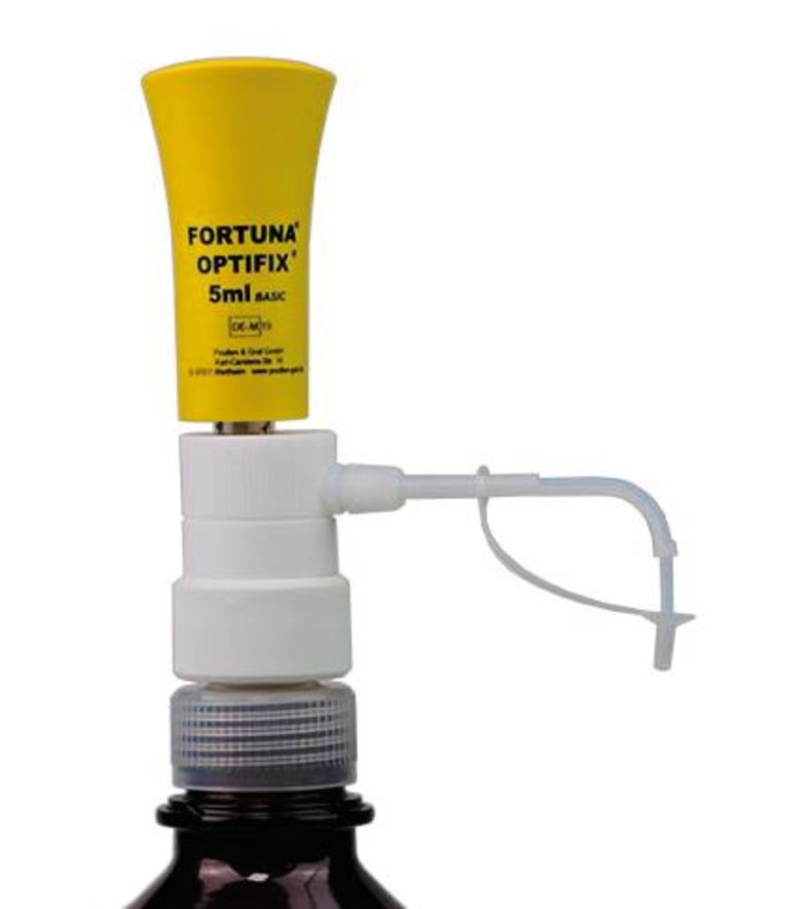 FORTUNA® OPTIFIX® BASIC dispenser, PTFE coated, 1-5 ml, 1 unit(s) - Luminix Health