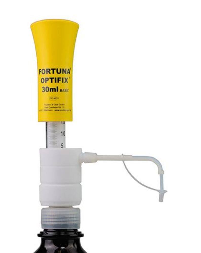 FORTUNA® OPTIFIX® BASIC dispenser, PTFE coated, 5-30 ml, 1 unit(s) - Luminix Health
