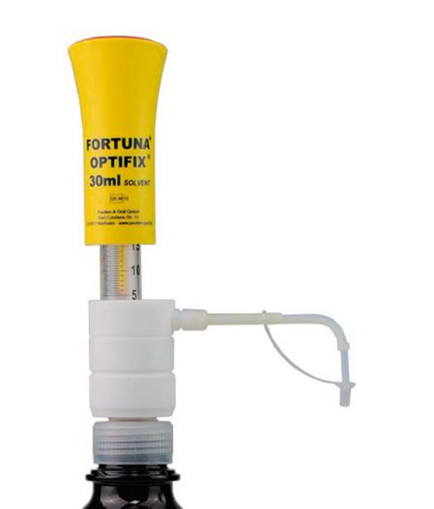 FORTUNA® OPTIFIX® SOLVENT dispenser, 5 - 30 ml, graduation 0.5 ml, 1 unit(s) - Luminix Health