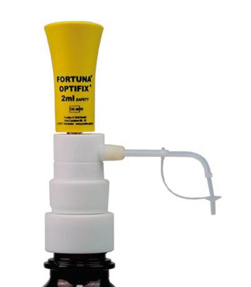 FORTUNA® OPTIFIX® SAFETY dispenser, PTFE coated, 0.5 - 2 ml, 1 unit(s) - Luminix Health