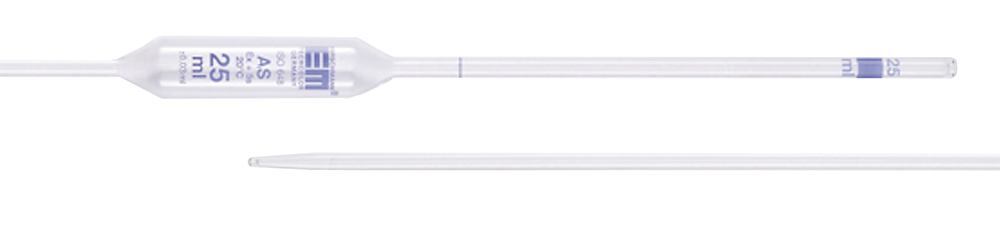 Volumetric pipettes class AS, blue grad., AR-GLAS®, L350 mm, 2 ml, 12 unit(s) - Luminix Health