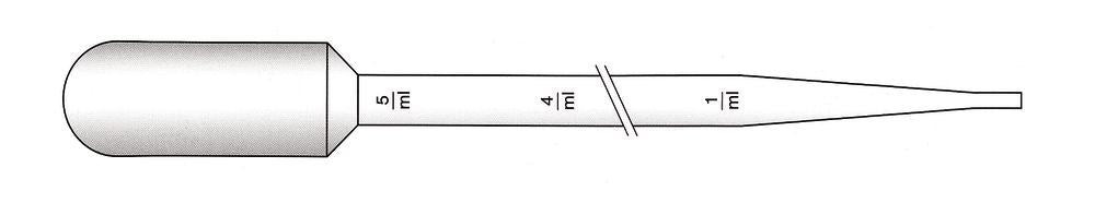 Disposable pasteur pipettes, graduated, LDPE, non-sterile, L 217 mm, 6.2 ml - Luminix Health