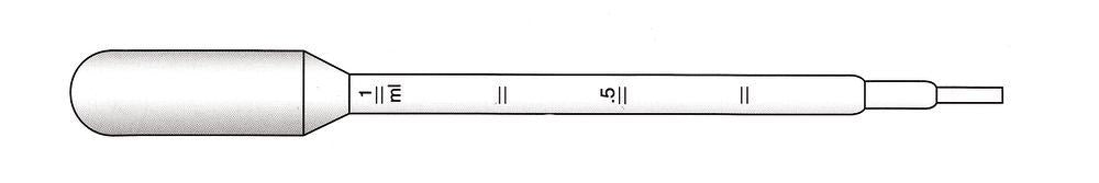 Disposable pasteur pipettes, graduated, LDPE, non-sterile, L 155 mm, 3.4 ml - Luminix Health