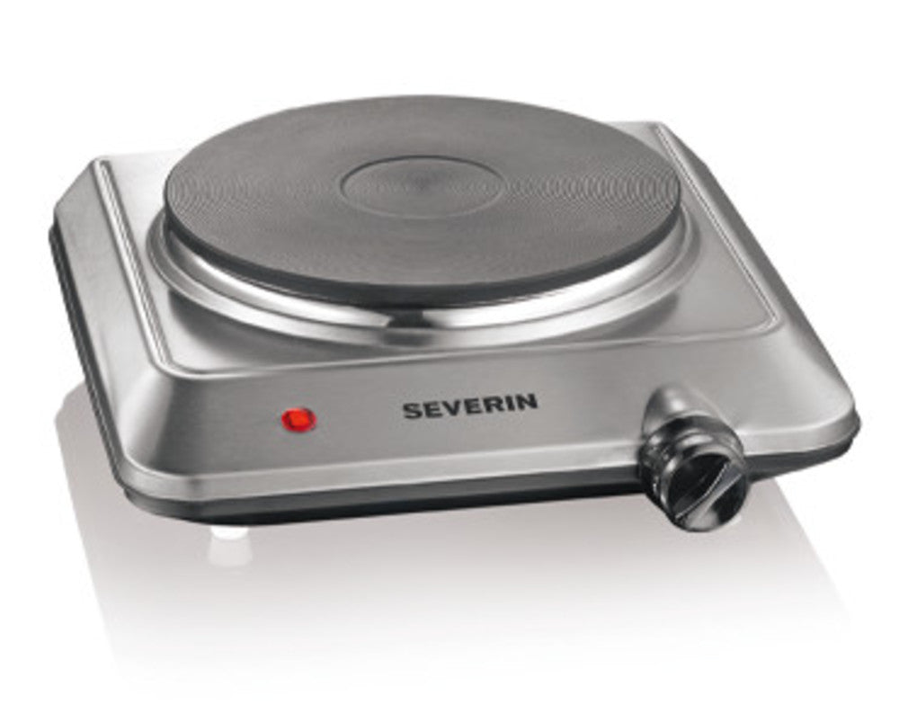 Hot plate, indiv., brushed stainl. steel, Ø heating ring 185 mm, 1500 W - Luminix Health