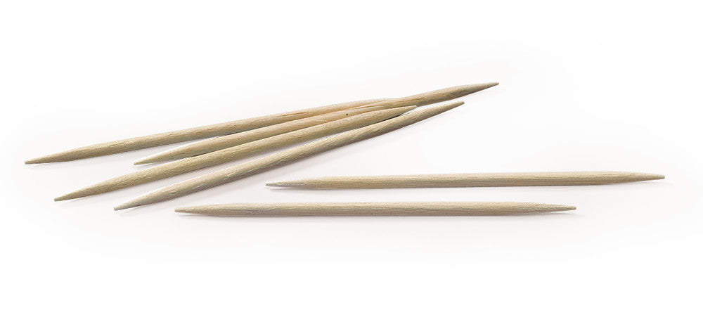 Toothpicks, made of polished wood, L 65 mm, 1000 pcs., loose in dispenser - Luminix Health