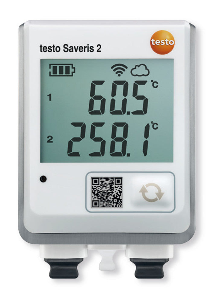 Wireless data logger Saveris 2-T3, with 2 external sensor connections (TE) - Luminix Health