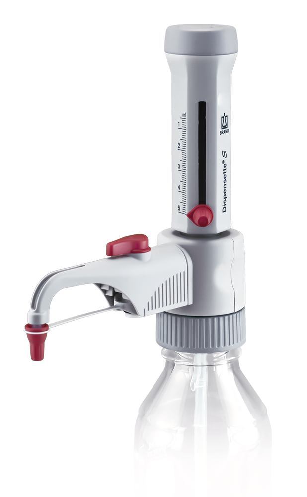 Dispensette® S, analogue, Vol. 0.5-5 ml, graduation 0.1 ml, 1 unit(s) - Luminix Health