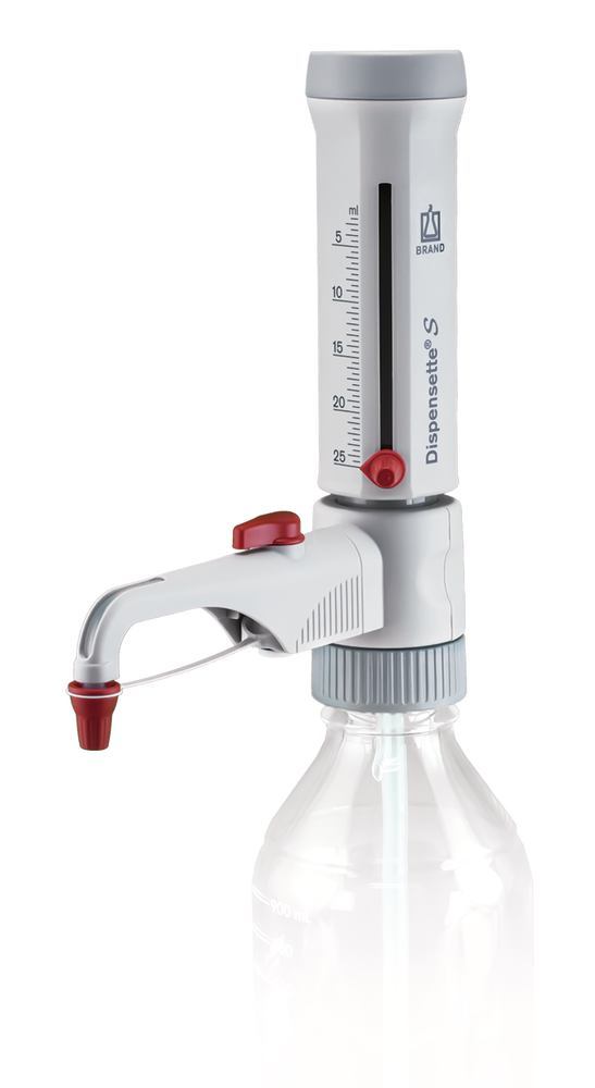 Dispensette® S, analogue, Vol. 2.5-25 ml, graduation 0.5 ml, 1 unit(s) - Luminix Health