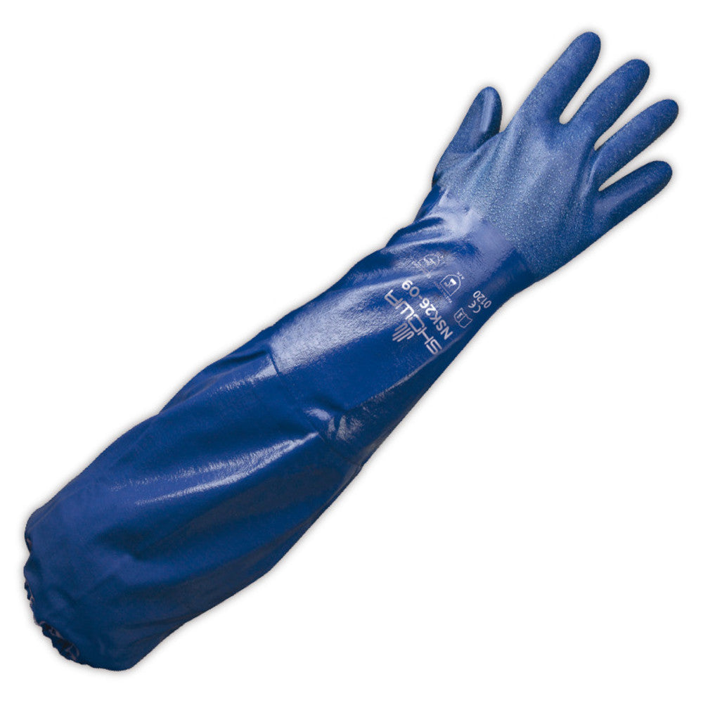 SHOWA NSK26 chemical protection gloves, size 10 (L), 1 pair - Luminix Health
