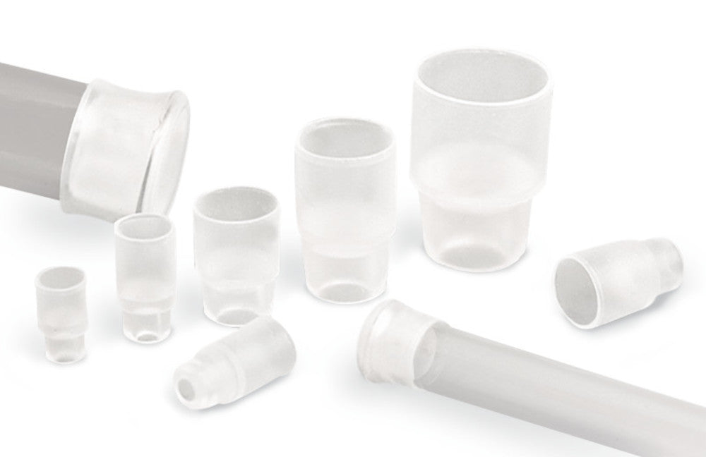 Silicone stoppers with turn-up lip, type 12.7, 50 unit(s) - Luminix Health