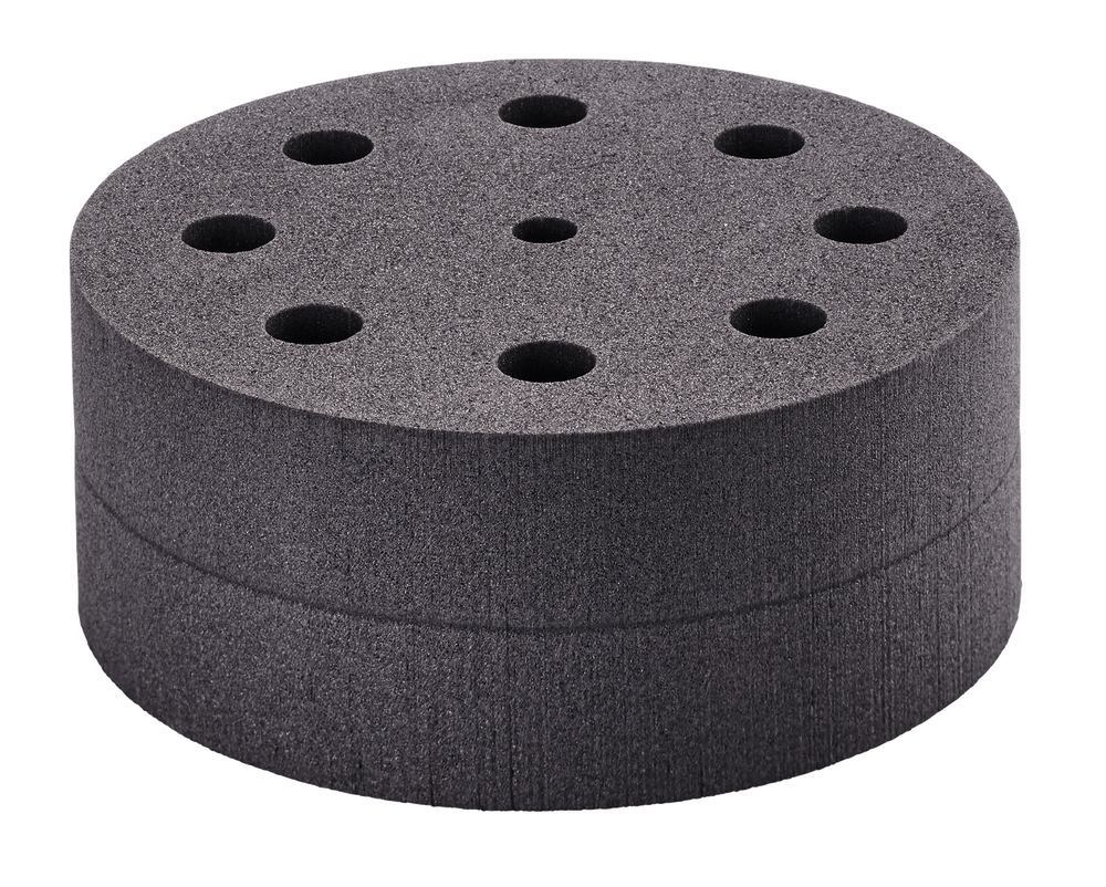Accessory f. universal attachment VG 3.3, test tube insert for 8 tubes Ø 16 mm - Luminix Health