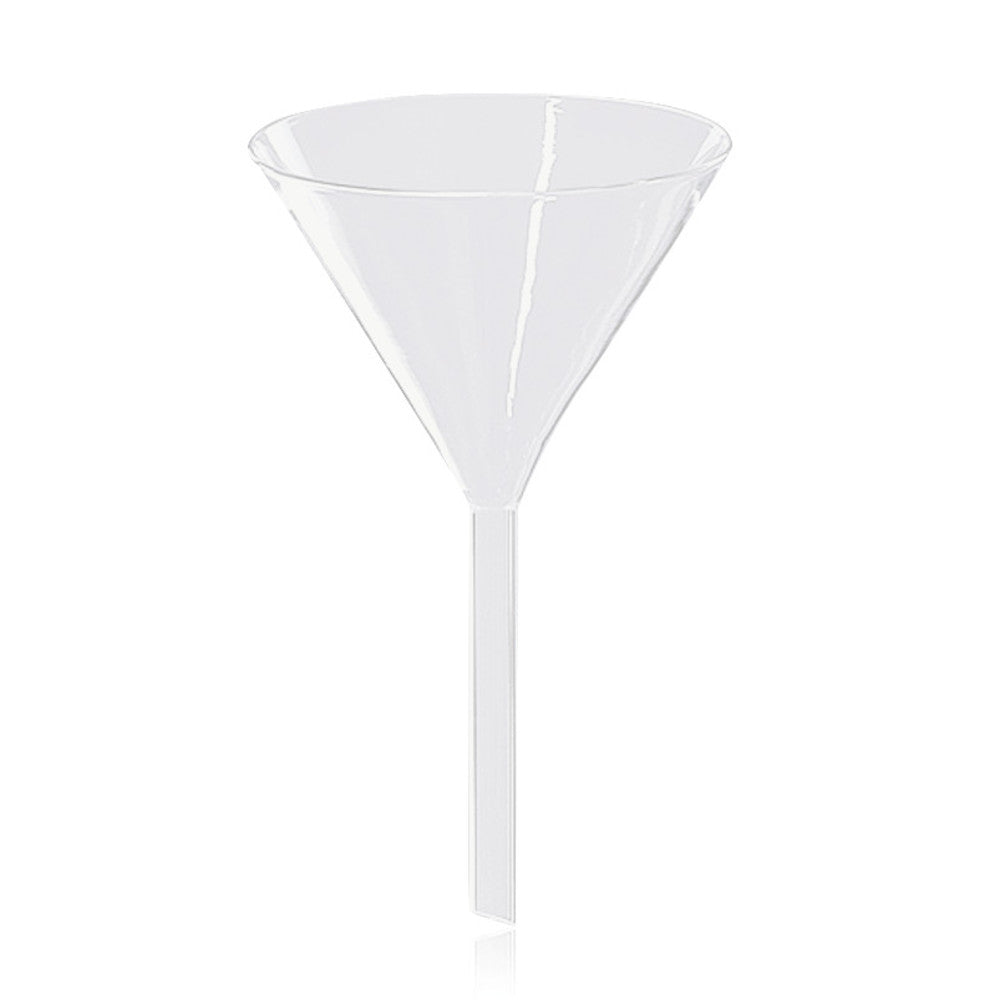 Rotilabo®-funnel, inner rim Ø 300 mm, with short stem, borosilicate glass - Luminix Health