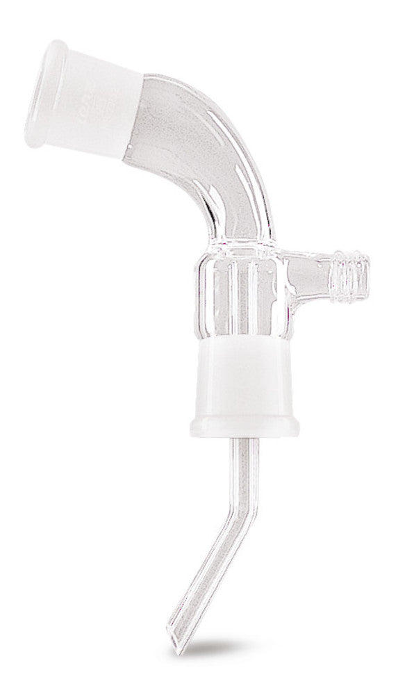 Adapters f. distillat. receiver, DURAN®, acc. to Bredt, bent 105°, sleeve 29/32 - Luminix Health