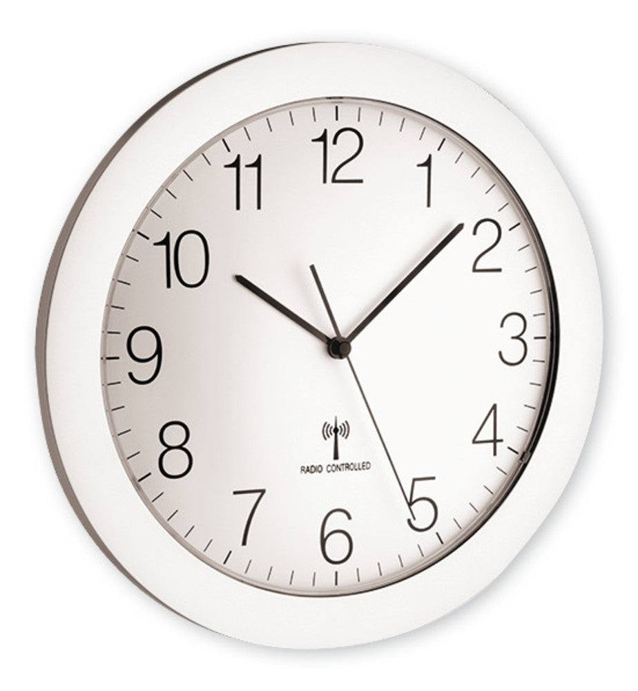 Radio wall clock Sweep, quiet movement wih no ticking, 1 unit(s) - Luminix Health