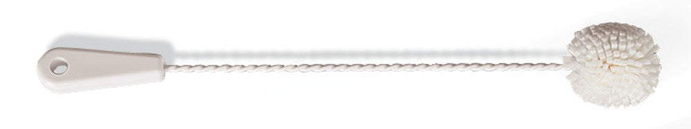 Rotilabo®-cleaning brush, round head, for tall vessels, top Ø 55 mm, L 425 mm - Luminix Health