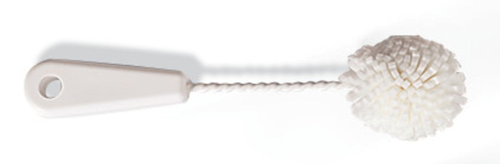 Rotilabo®-cleaning brush, round head, for low vessels, top Ø 50 mm, L 230 mm - Luminix Health