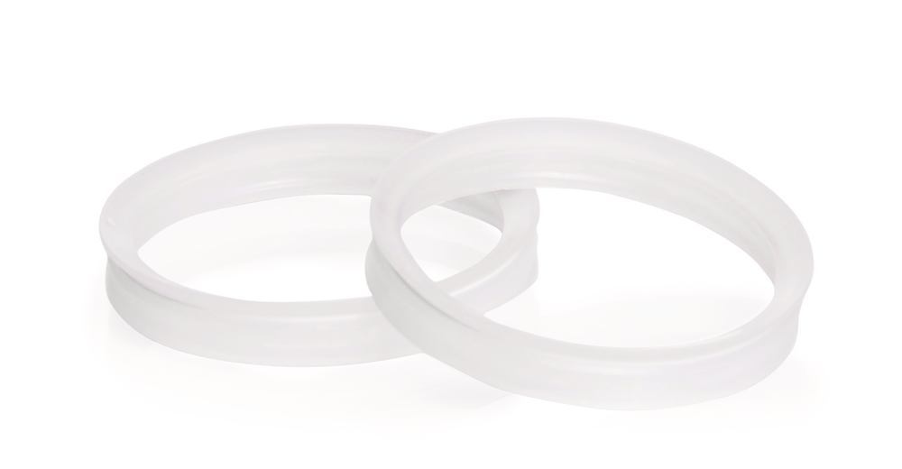 Pouring rings for narrow-mouth bottles, for thread 45, high form, 10 unit(s) - Luminix Health