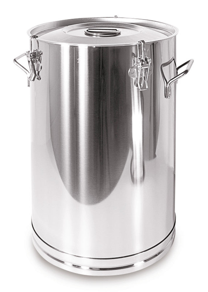 Univ. cont. stainl. st. 18/10, extra, heavy-duty, vol. 75 l, Ø 400 x H 620 mm - Luminix Health
