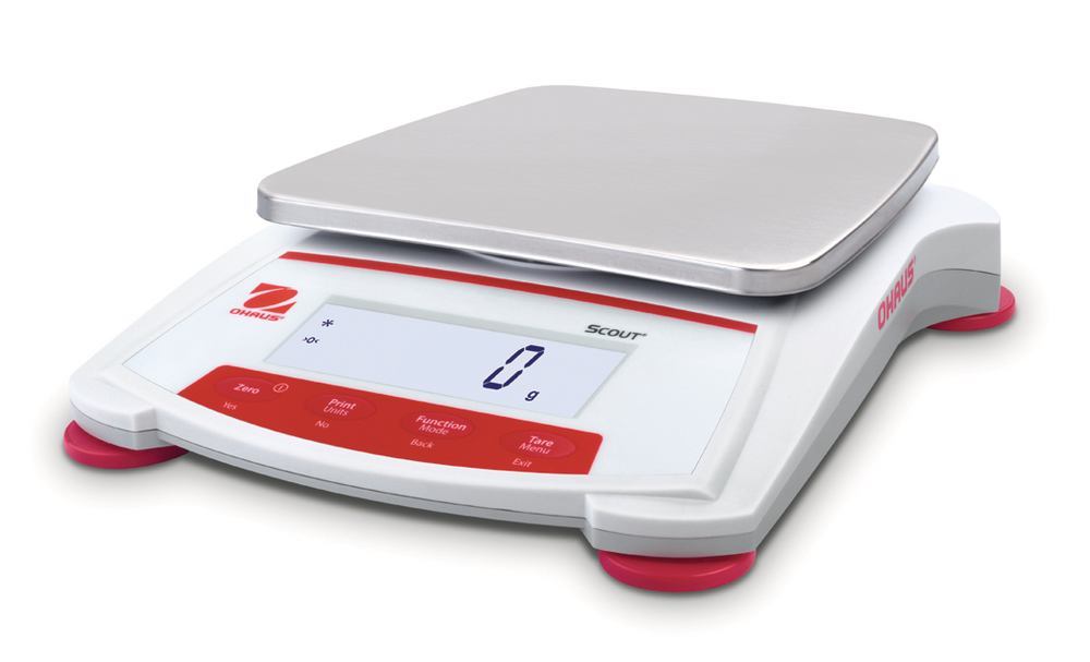 Scout® SKX8200 precision balance, weighing range 8200 g, readability 1 - Luminix Health