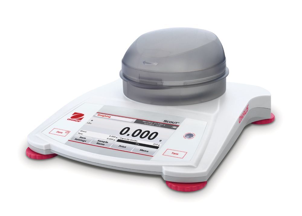 Scout® STX123 precision balance, weighing range 120 g, readability 0,001g - Luminix Health