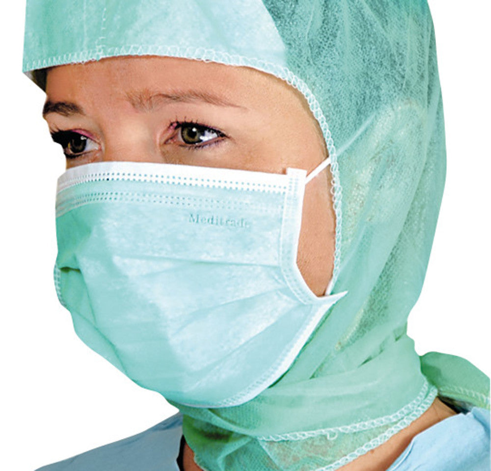 Suavel® Protec Plus surgical masks, EN 14683 Type II, colour green, 50 unit(s) - Luminix Health