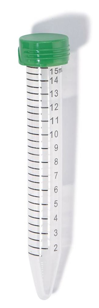 Flip-cap centrifuge tubes 15 ml, Grad. cone 0.1 to 1 ml, 500 unit(s) - Luminix Health