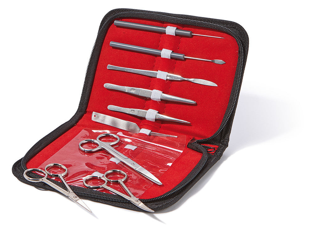 Dissecting instruments, small, in zip case, 6 parts, 1 unit(s) - Luminix Health