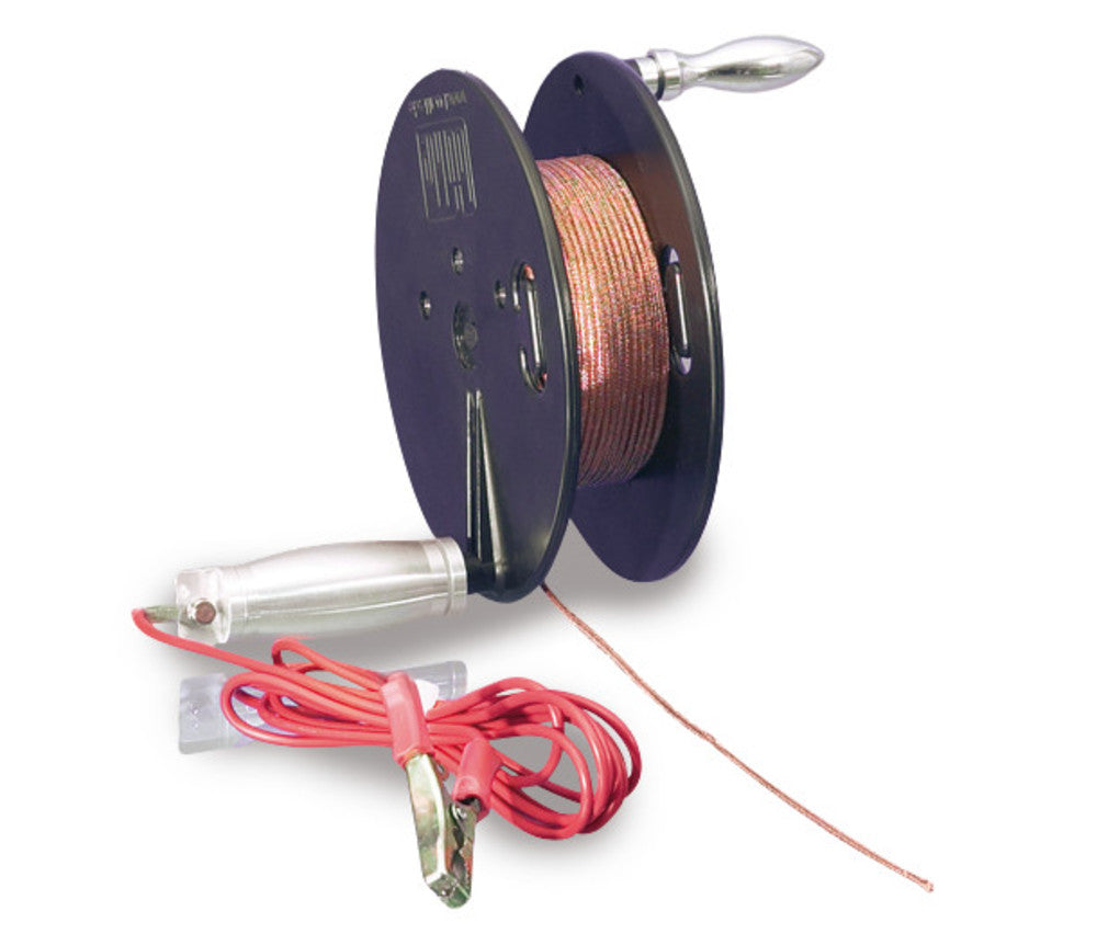 Hand-held reel for immersion bottle EX, plastic with earthing cable, 1 unit(s) - Luminix Health