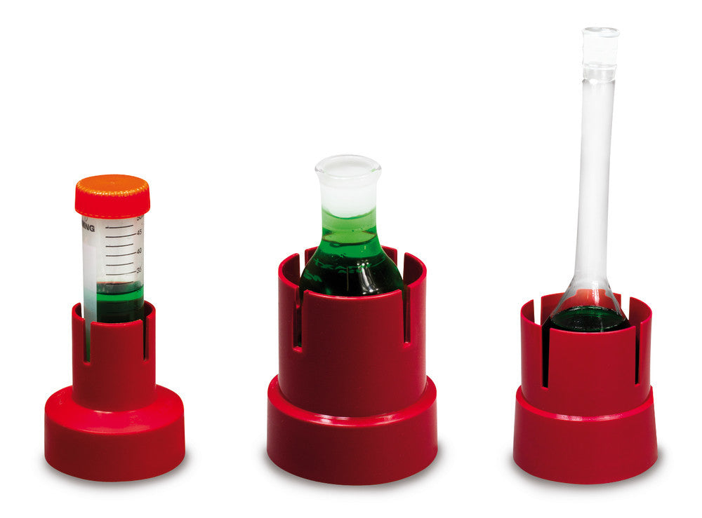 Flask stand, PP, for flask 100 ml, inner Ø 64 mm, overall H 88 mm, 3 unit(s) - Luminix Health