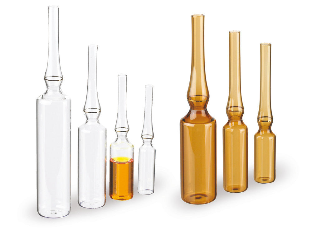Ampoules, pre-scored, 20 ml, clear glass, Ø 22.5 x 130, 144 unit(s) - Luminix Health