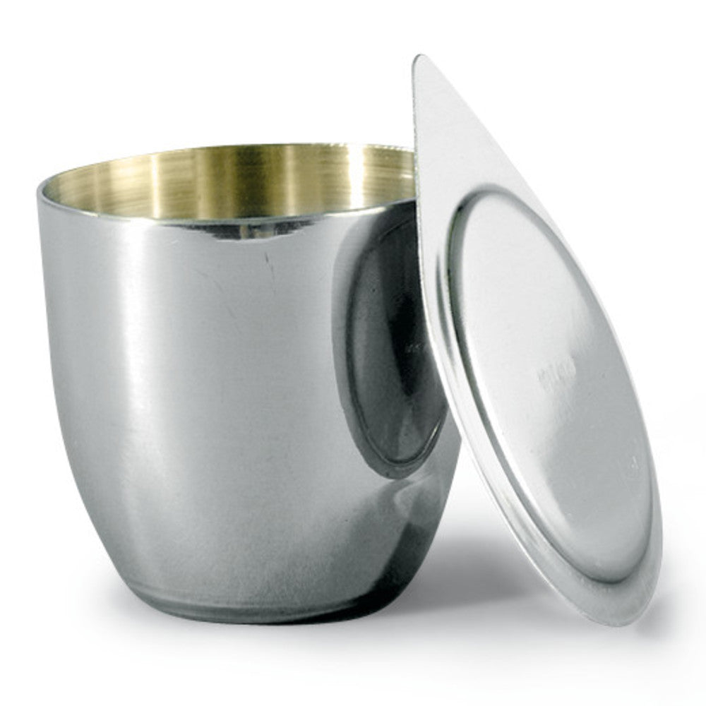 Rotilabo®-melting crucibles nickel, 50ml, Wall thickn., 1 mm, Ø 45 mm, H 45 mm - Luminix Health