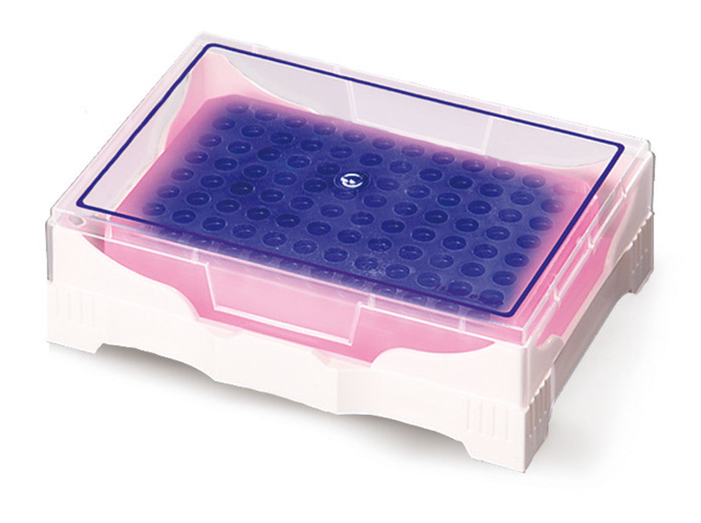 Rotilabo®-ice boxes for PCR-plates, PP, colour change from violet to pink - Luminix Health
